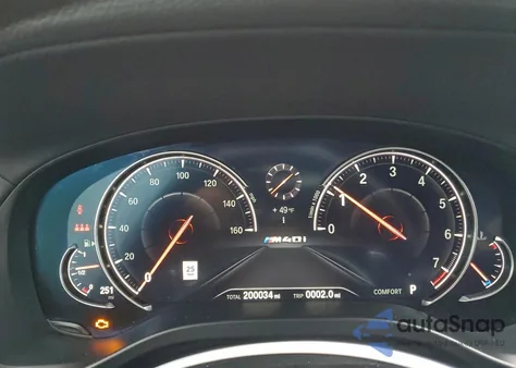 2019 BMW X3 xDrivem40I z USA, uszkodzony, nr VIN 5UXTS3C59K0Z07377